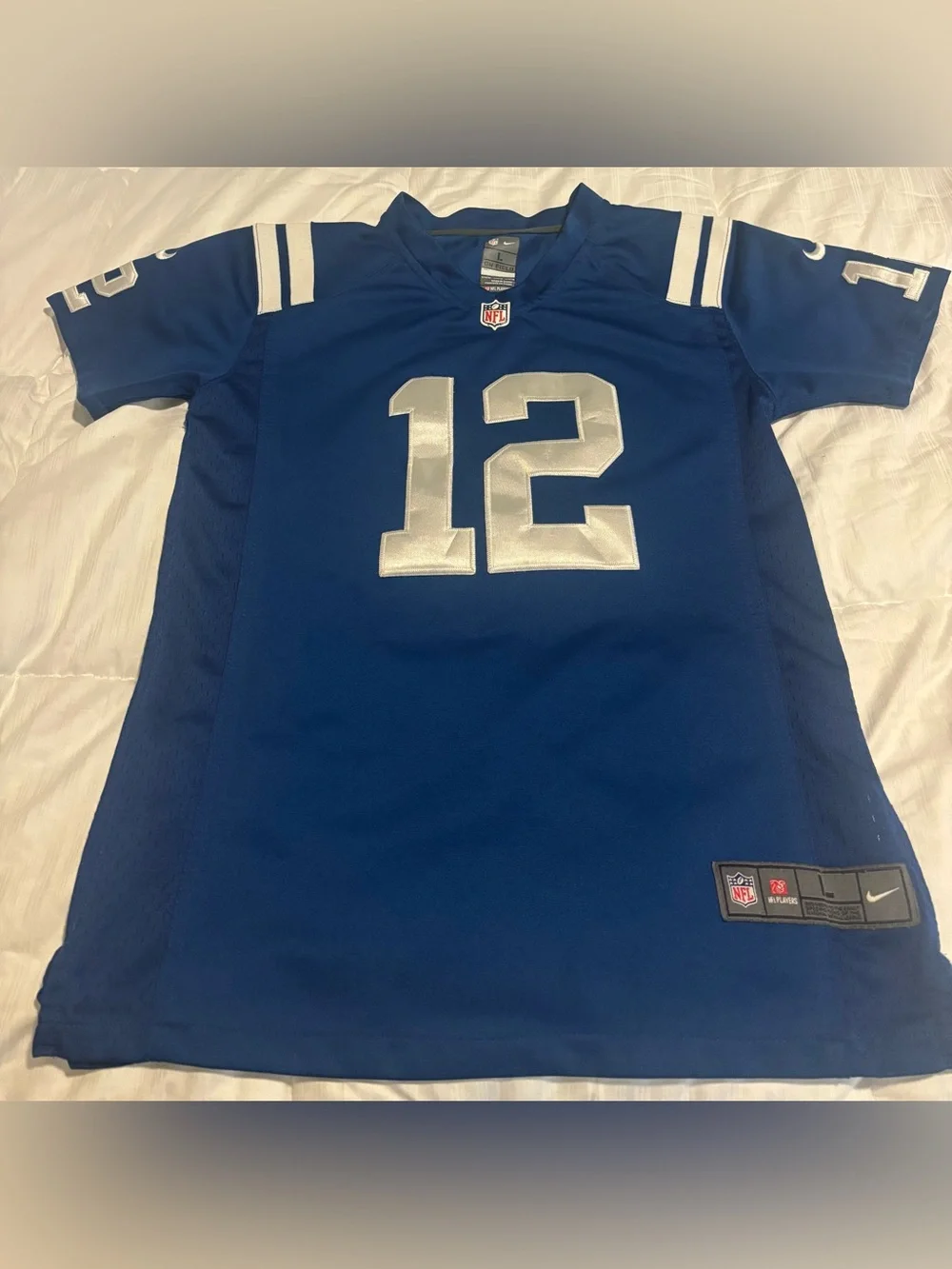 Vintage Indianapolis Colts Andrew Luck #12 Nike On Field Jersey Size Youth Large